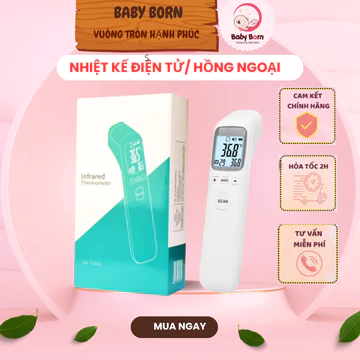 Nhiệt kế hồng ngoại/ nhiệt kế điện tử đo nhiệt độ cơ thể chính hãng