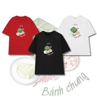 Áo Thun TẾT Bính Ngọ, Áo Thun Nam Nữ In Mẫu Tết 2026 Áo Phông Unisex Form Rộng Tay Lỡ Top Cổ Tròn Mềm Mịn Thoáng Mát