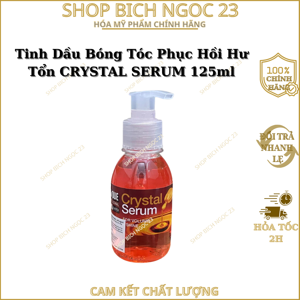 Tinh Dầu Bóng Tóc Phục Hồi Hư Tổn CRYSTAL SERUM 125ml