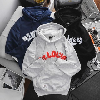 Áo hoodie New Era x MLB, áo nỉ bông nam nữ unisex, Áo nỉ hoodie có mũ chất dày dặn