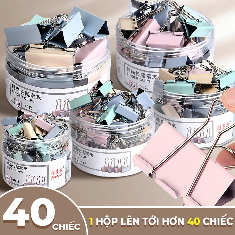 Kẹp tài liệu pastel tiết kiệm không gian, Kẹp bướm đa năng giữ tài liệu