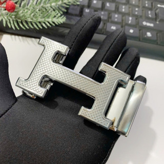 Mặt khoá thắt lưng nam tự động không kèm dây chữ h cao cấp dùng cho dây có răng cưa bản 3,5cm thatlungvidanamnu