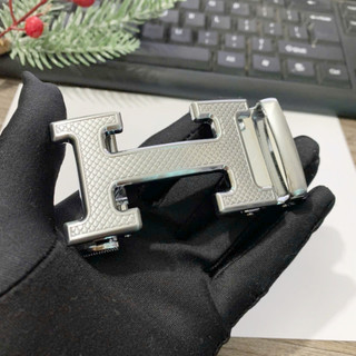Mặt khoá thắt lưng nam tự động không kèm dây chữ h cao cấp dùng cho dây có răng cưa bản 3,5cm thatlungvidanamnu
