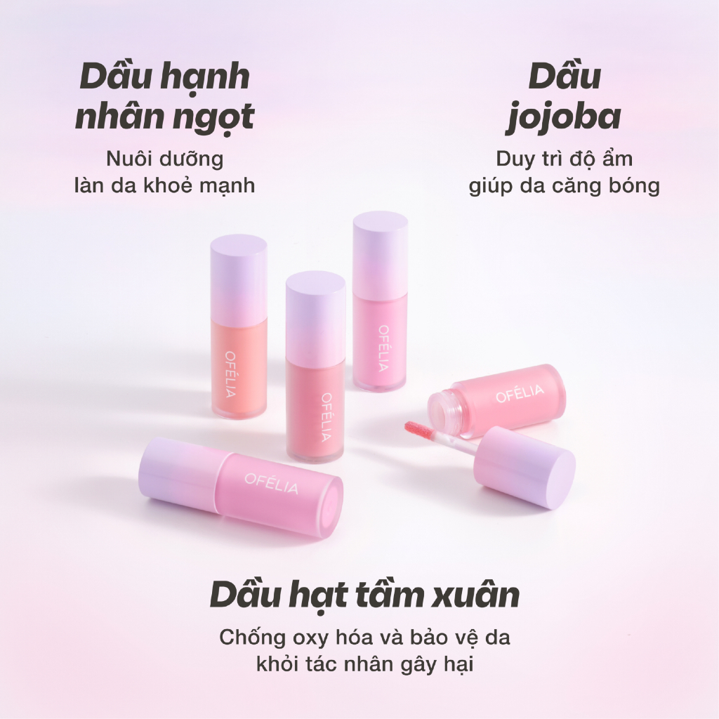 Ảnh [Salim x OFÉLIA] Má Hồng Kem OFÉLIA Lolli Liquid Blush (4.3g) 2