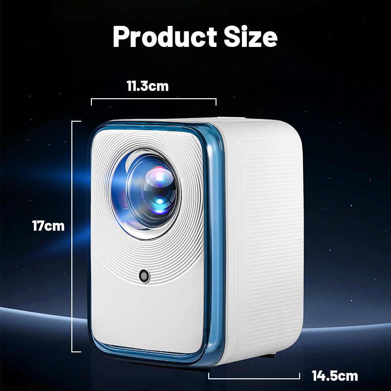 Máy Chiếu Mini Siêu Nét KAW P60 Siêu Rẻ, Full HD, Kết Nối Máy Tính, Điện Thoại