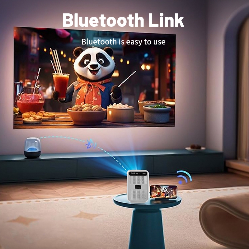 Máy Chiếu Mini Siêu Nét KAW P60 Siêu Rẻ, Full HD, Kết Nối Máy Tính, Điện Thoại