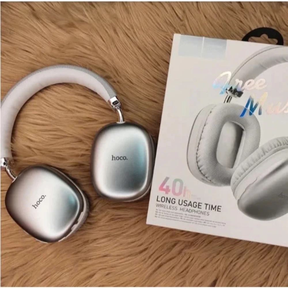 Tai Nghe Chụp Tai Hoco W35 Air Bluetooth Hỗ Trợ Cắm Thẻ Nhớ Cổng AUX Nghe Nhạc 45h Bảo Hành 2 Năm | BigBuy360 - bigbuy360.vn
