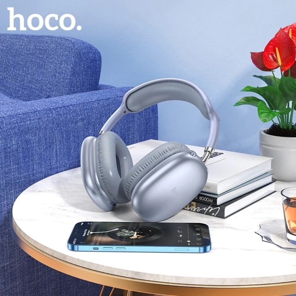 Tai Nghe Chụp Tai Hoco W35 Air Bluetooth Hỗ Trợ Cắm Thẻ Nhớ Cổng AUX Nghe Nhạc 45h Bảo Hành 2 Năm | BigBuy360 - bigbuy360.vn