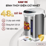 Bình Thủy Điện Dung Tích 5,8L KAW, Giữ Nhiệt Và Đun Sôi Nhanh, Phù Hợp Cho Cả Gia Đình — ảnh 1