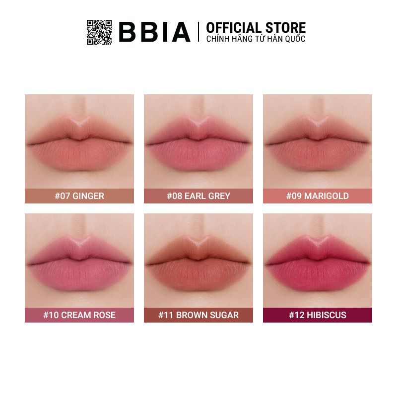 Ảnh Son Thỏi Lì Bbia Last Powder Lipstick Version 2 3.5g 1