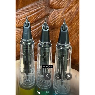 Bút máy luyện chữ bút mực xoá được Labubu 001 ngòi kim tinh siêu bền