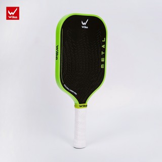 Vợt Pickleball Wika Metal chính hãng, Chất Liệu Carbon T300 , độ nhám vừa phải, bản 16mm