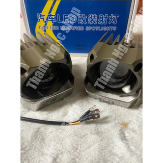 Đèn bi gầm siêu sáng, đèn bi trợ sáng độ chế dành cho ô tô, xe tải dùng chung điện