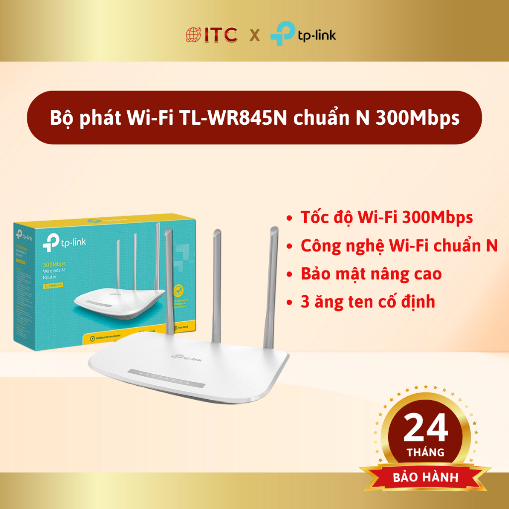 Bộ phát Wi-Fi TL-WR845N chuẩn N 300Mbps | Shopee Việt Nam