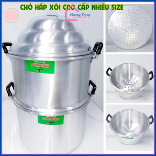Chõ hấp xôi, đồ xôi nhôm Trường Thành đủ size 20, 22,24,26,28,30,32,34,36,38,40,42 - Phương Trang