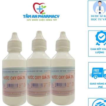 Oxy Già - Nước Oxy Già 3%, Làm Sạch Vết Thương 50ml