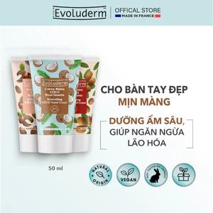 Kem Dưỡng Da Tay Evoluderm Dưỡng Ẩm Giảm Nếp Nhăn Chống Lão Hóa Cho Da Tay Mềm Mại Mịn Màng 50ml