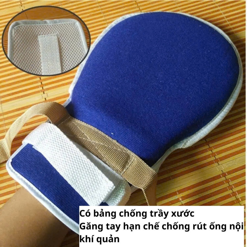 Găng tay cố định kiểm soát an toàn bảo vệ chống trầy xước cho bệnh nhân