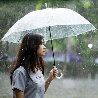 ô che mưa trong suốt,ô dù cầm tay màu trong suốt thời trang