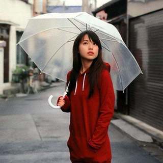 ô che mưa trong suốt,ô dù cầm tay màu trong suốt thời trang