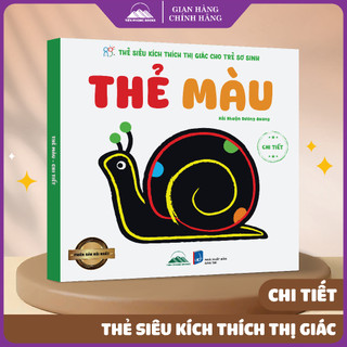 Sách - Thẻ Siêu Kích Thích Thị Giác Cho Trẻ Sơ Sinh - Thẻ Chi Tiết Màu