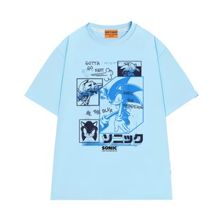 Áo Thun Hoạt Hình NGỐ TEE Sonic The Hedgehog Chất Vải Cotton 75 Thoáng Mát Form Rộng