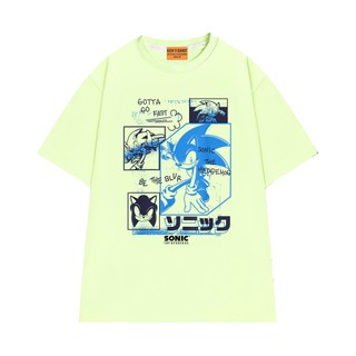 Áo Thun Hoạt Hình NGỐ TEE Sonic The Hedgehog Chất Vải Cotton 75 Thoáng Mát Form Rộng