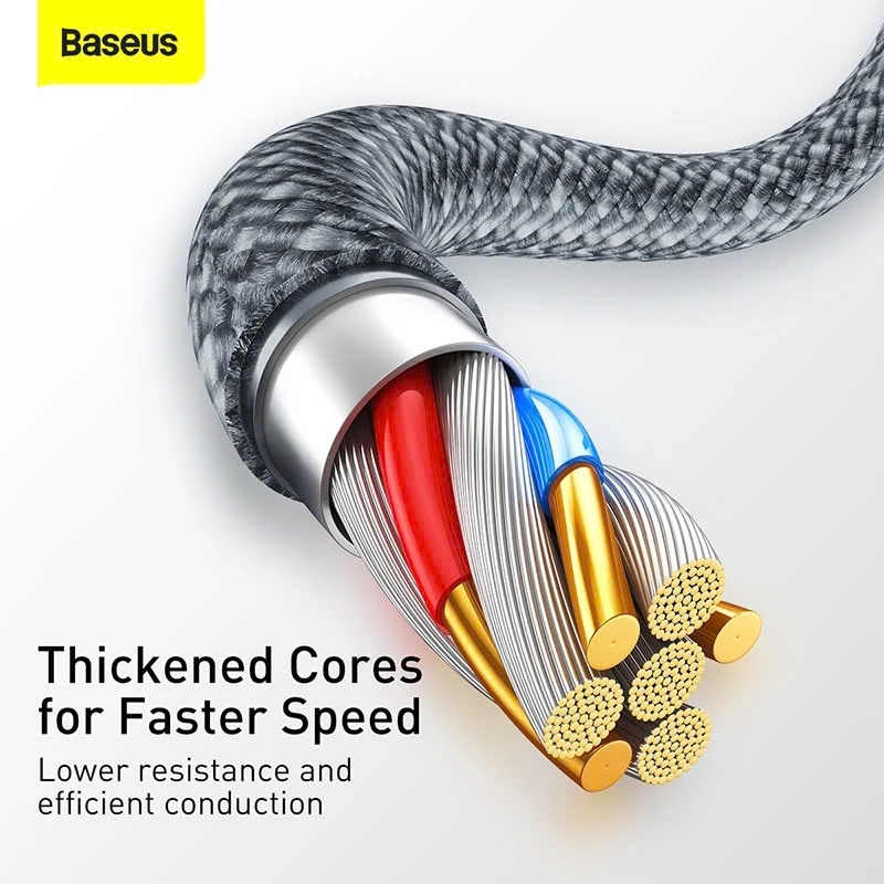 Ảnh Cáp USB sạc nhanh Dynamic Baseus 2.4A cho điện thoại 4