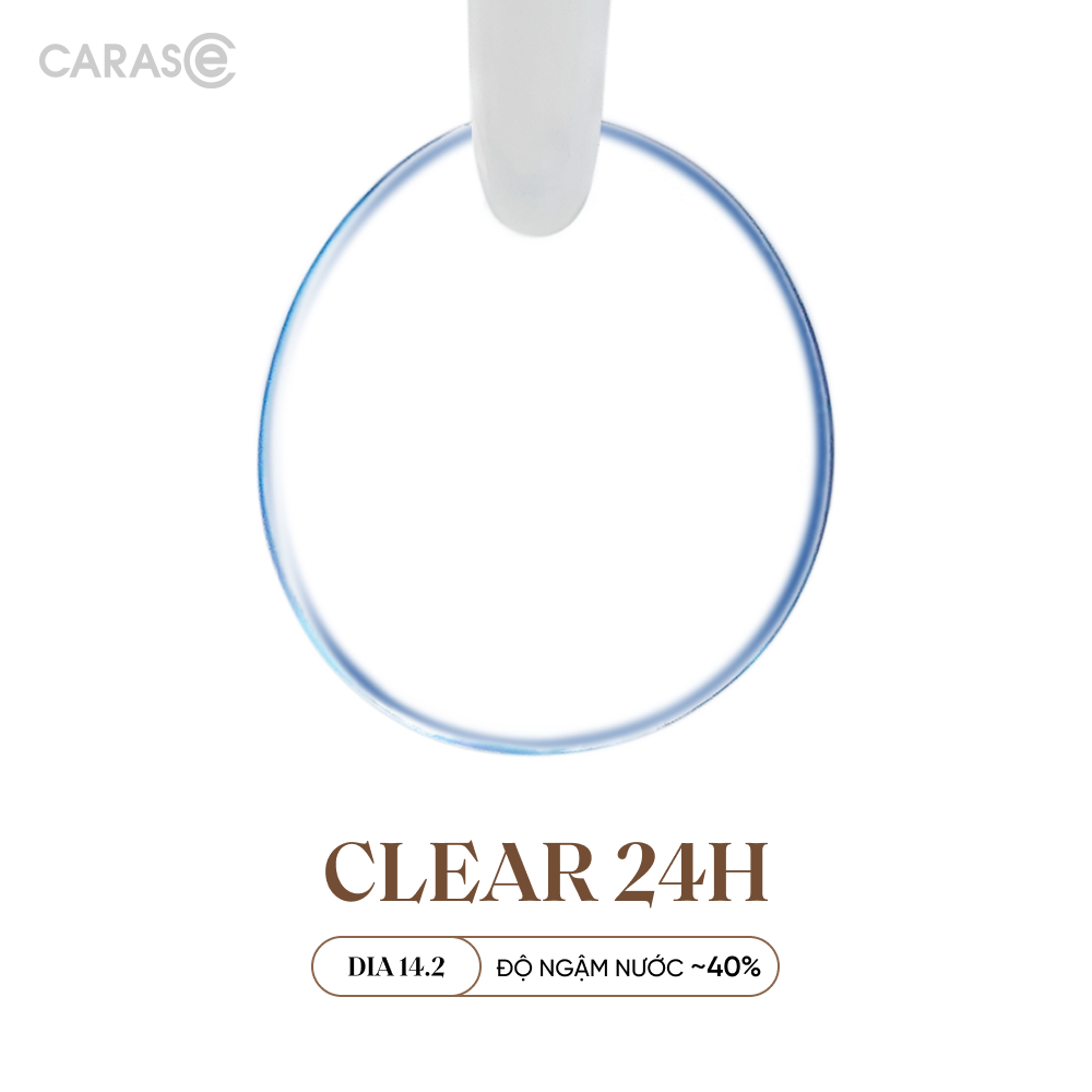 [1 chiếc] Kính áp tròng khoá ẩm 1 Ngày Trong Suốt, lens cận CLEAR
