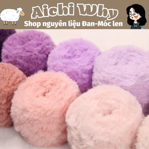 Len lông thỏ cỡ sợi 5mm, 100g /1 cuộn
