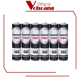 Bộ 6 pin AAA Panasonic R03NT không sạc không chảy nước (không chứa chì)