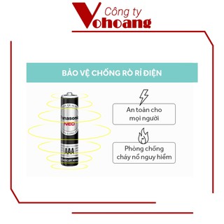 Bộ 8 pin AAA Panasonic R03NT không sạc không chảy nước (không chứa chì)