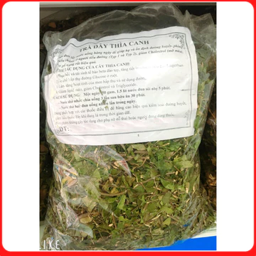 Hàng chuẩn - 1 Kg cây dây thìa canh khô loại lá to thơm Dùng cho người tiểu đường