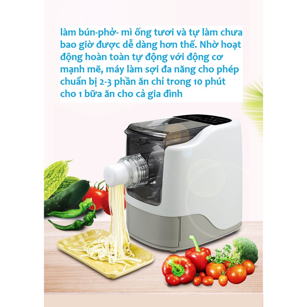 Máy Làm bún-phở-mì Sợi Tươi Tự Động Đa Năng 6S-nhiều khuôn kiểu-tiện lợi-kiểu mới cao cấp-bh 12tháng-hàngnhập khẩu