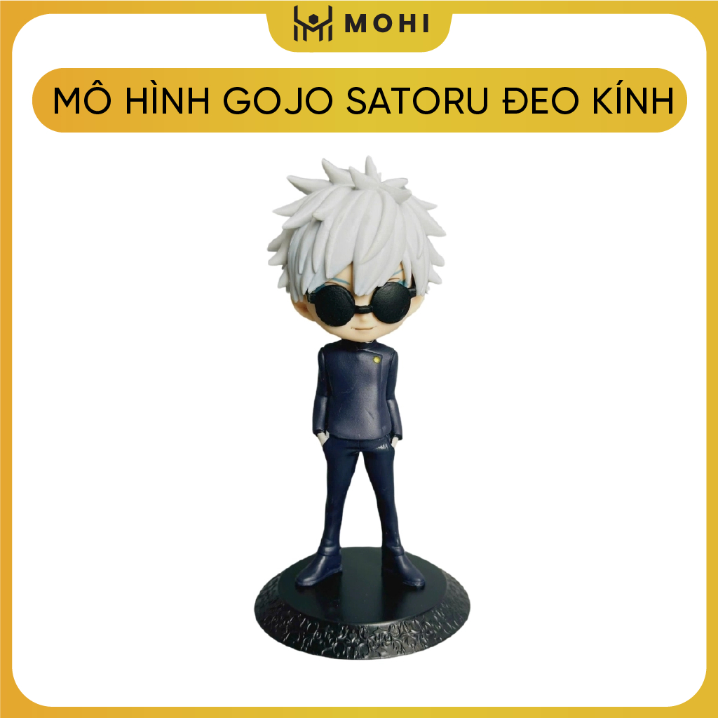 Mô Hình Gojo Satoru đeo kính dáng đứng - Cao 15cm - nặng 100Gram - No ...