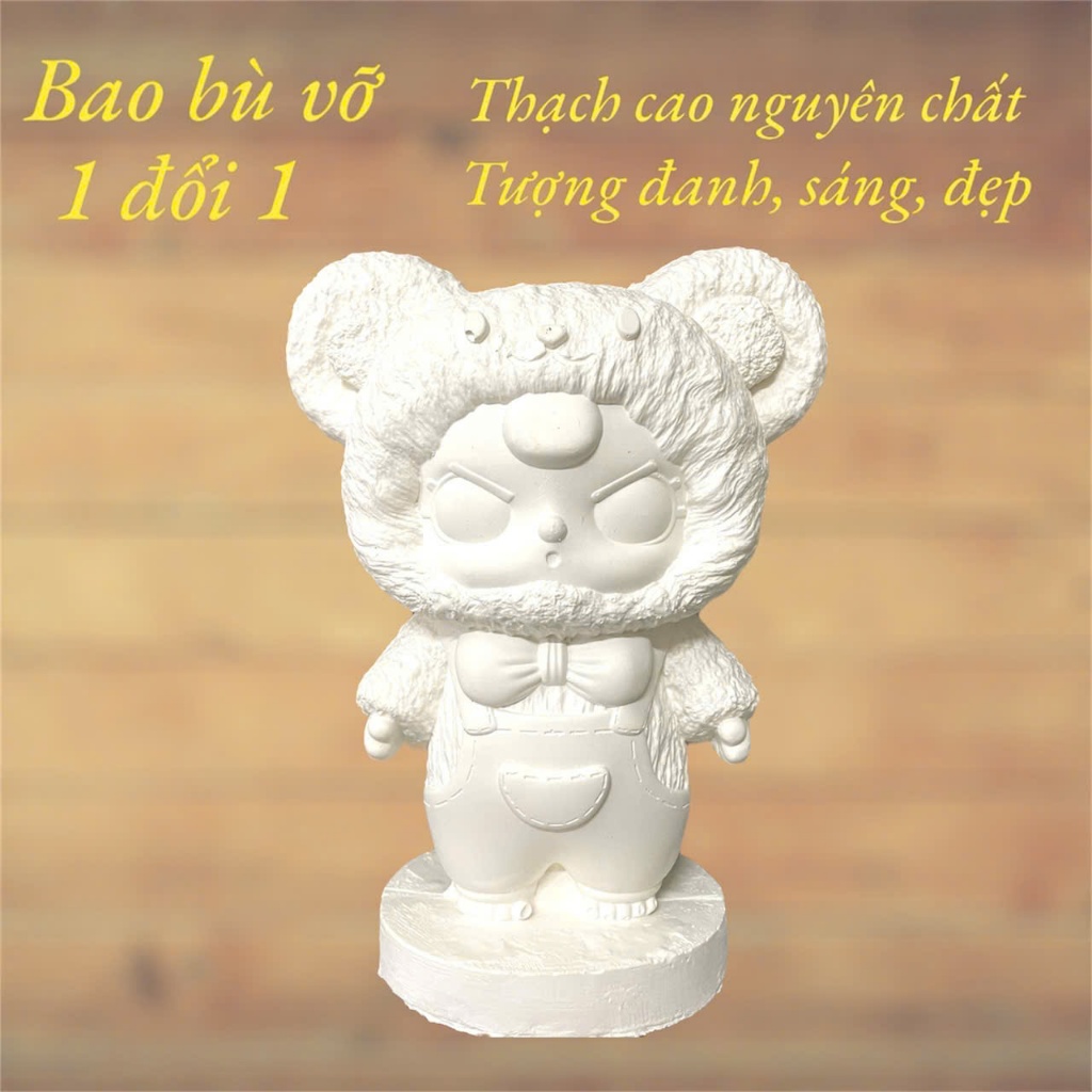 [Hàng mới] Bộ tượng tô màu BABY THREE bằng thạch cao 3D cao từ 17 đến 25 cm cho bạn thoải thức sáng tạo