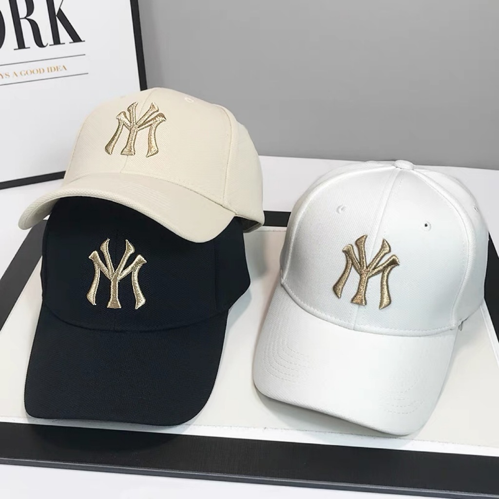 Mũ lưỡi trai nam nữ - Nón kết thêu logo NY thể thao kaki mền mịn thoáng mát thấm hút mồ hôi | BigBuy360 - bigbuy360.vn