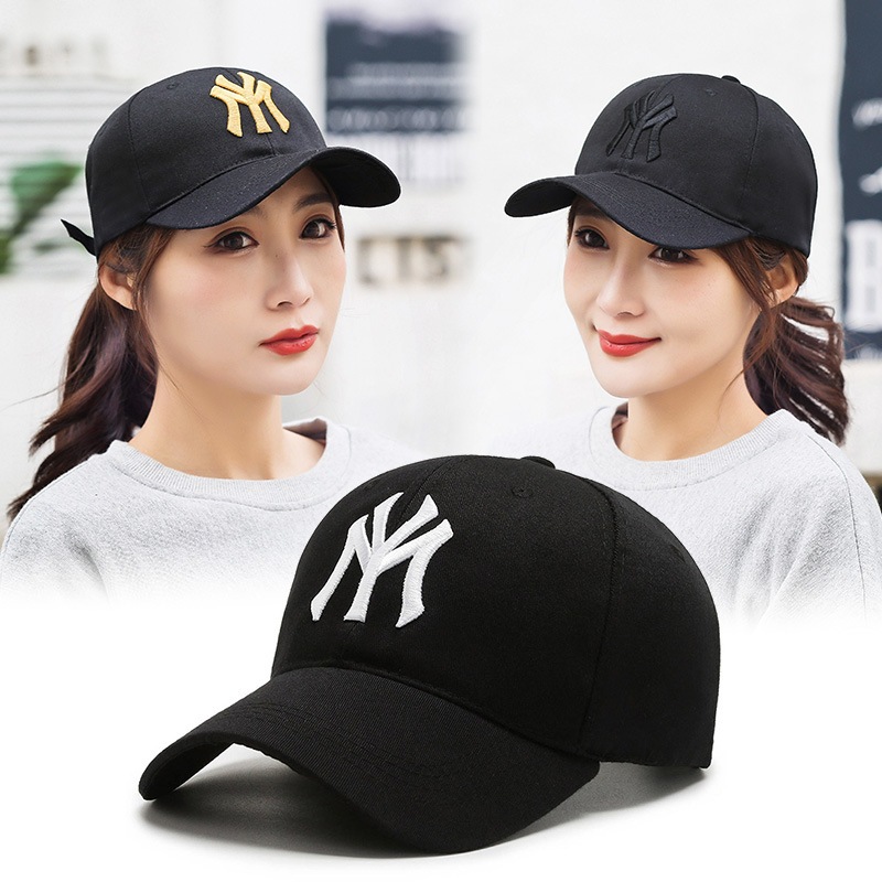Mũ lưỡi trai nam nữ - Nón kết thêu logo NY thể thao kaki mền mịn thoáng mát thấm hút mồ hôi | BigBuy360 - bigbuy360.vn