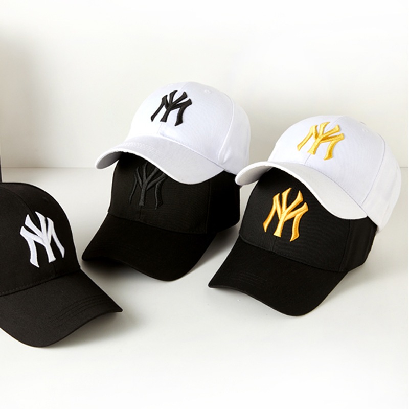 Mũ lưỡi trai nam nữ - Nón kết thêu logo NY thể thao kaki mền mịn thoáng mát thấm hút mồ hôi | BigBuy360 - bigbuy360.vn