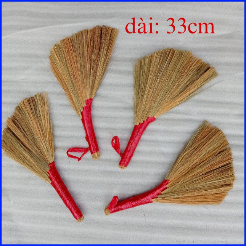 Chổi Bông Cỏ Đẹp Mini Loại dài 30cm, Chổi Quét Bếp | Shopee Việt Nam
