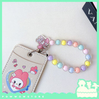 Bao Đựng Thẻ Da Pu Hai Ngăn Hoạ Tiết Nhân Vật Hoạt Hình Sanrio My Melody Đáng Yêu Cute