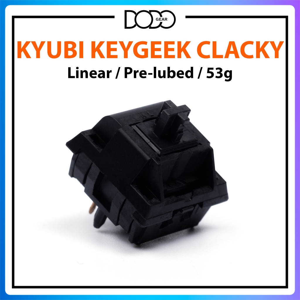 Switch Kyubi Series Linear Tactile Silent công tắc bàn phím Kyubi Switch Series DoDo Gear | BigBuy360 - bigbuy360.vn
