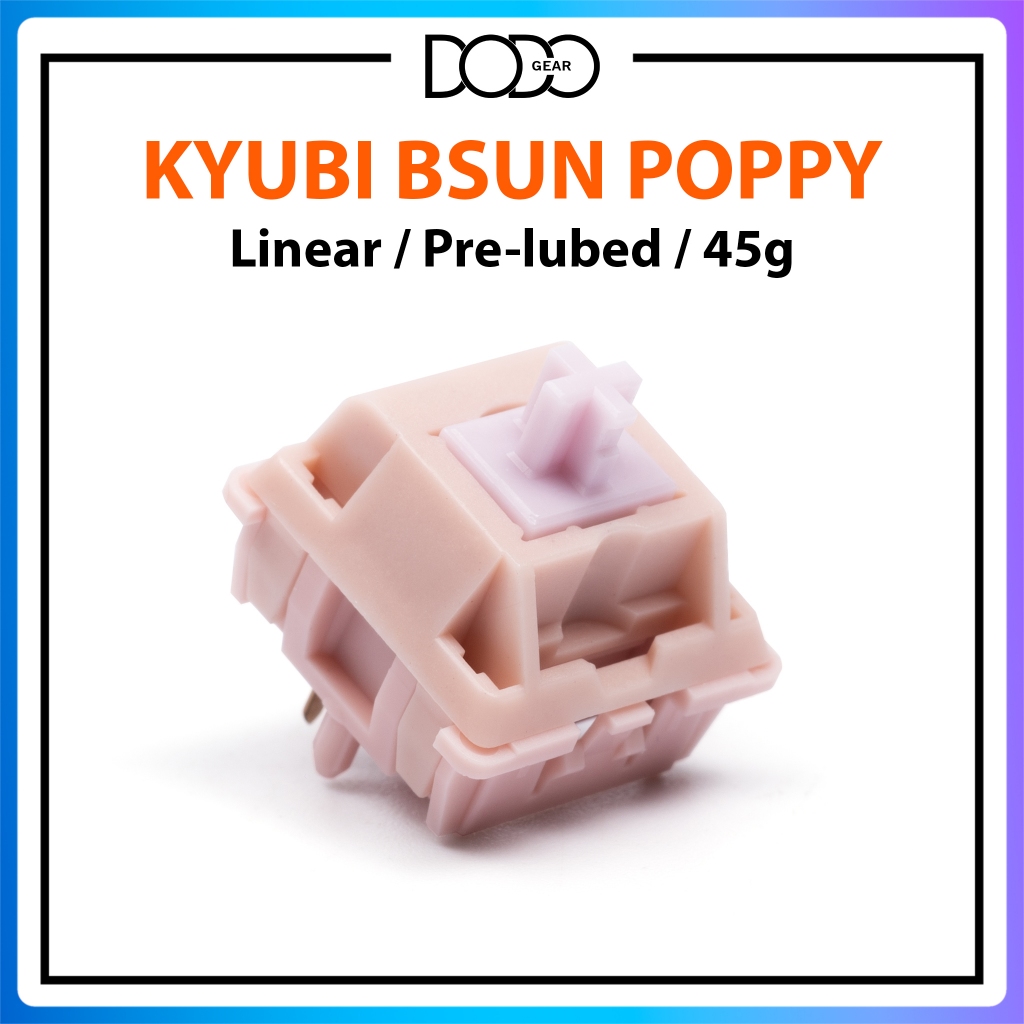 Switch Kyubi Series Linear Tactile Silent công tắc bàn phím Kyubi Switch Series DoDo Gear | BigBuy360 - bigbuy360.vn