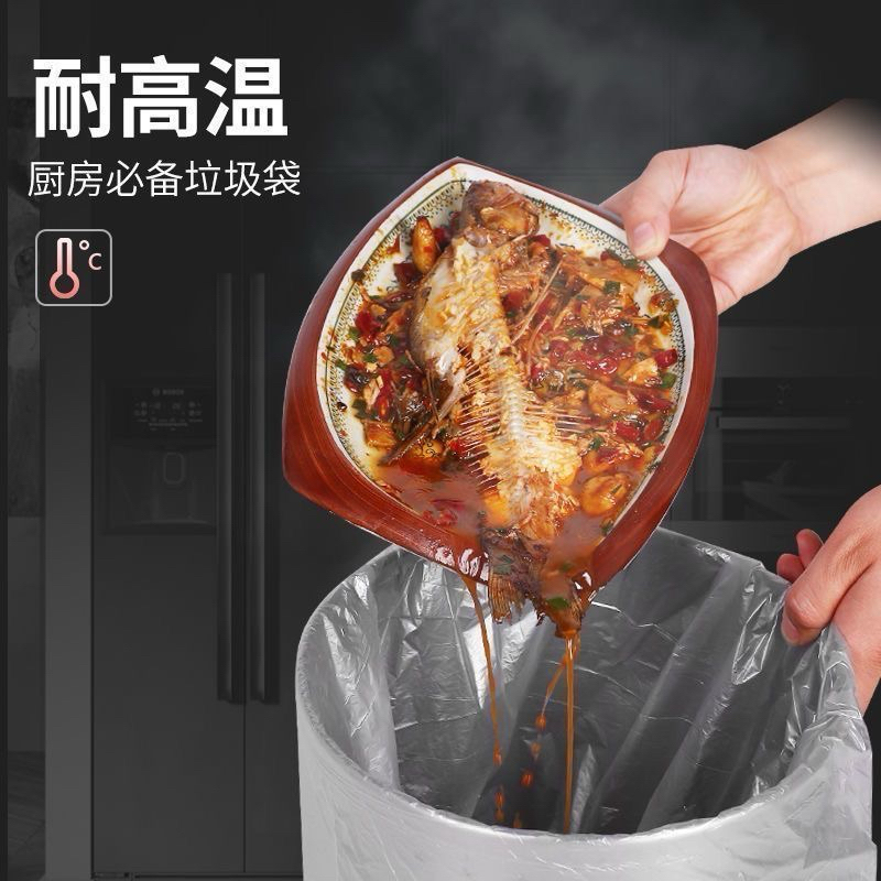 Túi đựng rác, túi đựng thức ăn thừa có quai cầm