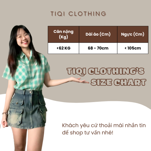 [FLASH SALE] Áo Sơ Mi CARO Tay Ngắn Năng Động phong cách 5 Màu Pastel chất vải mềm mịn - SHOP HÀNG QUẢNG CHÂU NỮ