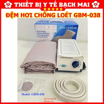 ĐỆM CHỐNG LOÉT GBM-038 - NỆM HƠI CHỐNG LỞ LOÉT CHO NGƯỜI BỆNH NẰM LÂU