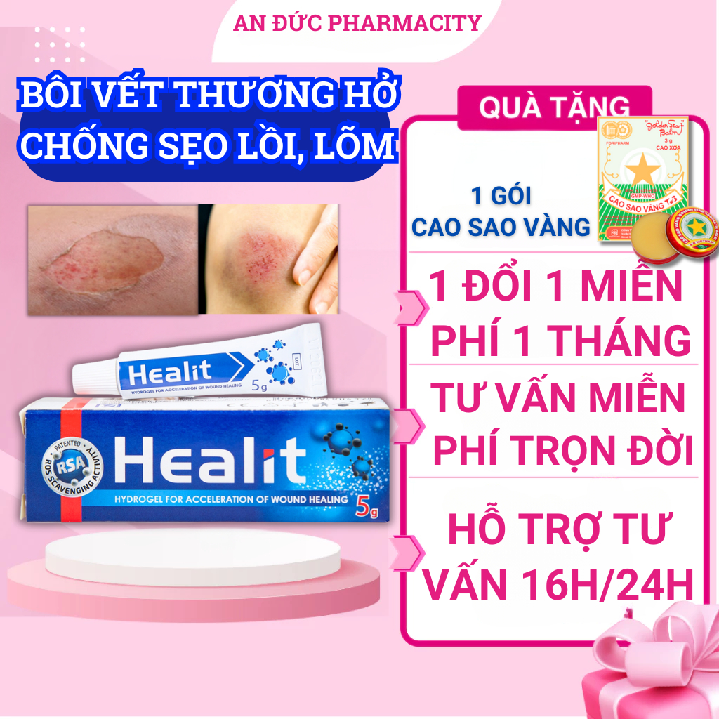 Gel Bôi Vết Thương Hở, Trầy Xước, Rách Da, Thúc Đẩy Liền Nhanh Vết ...