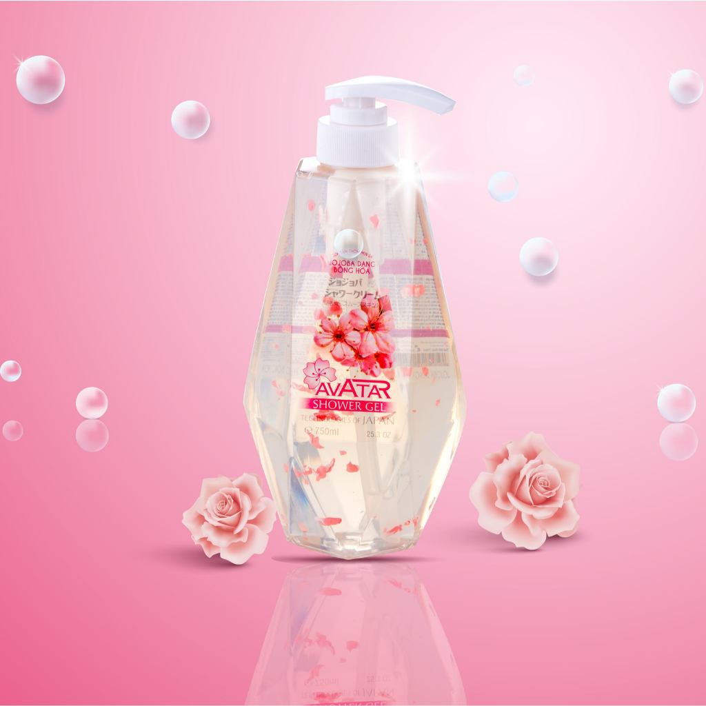 Sữa Tắm Giúp Thơm Mịn Da Hương Bông Hoa Jojoba Avatar (3 Dung Tích)