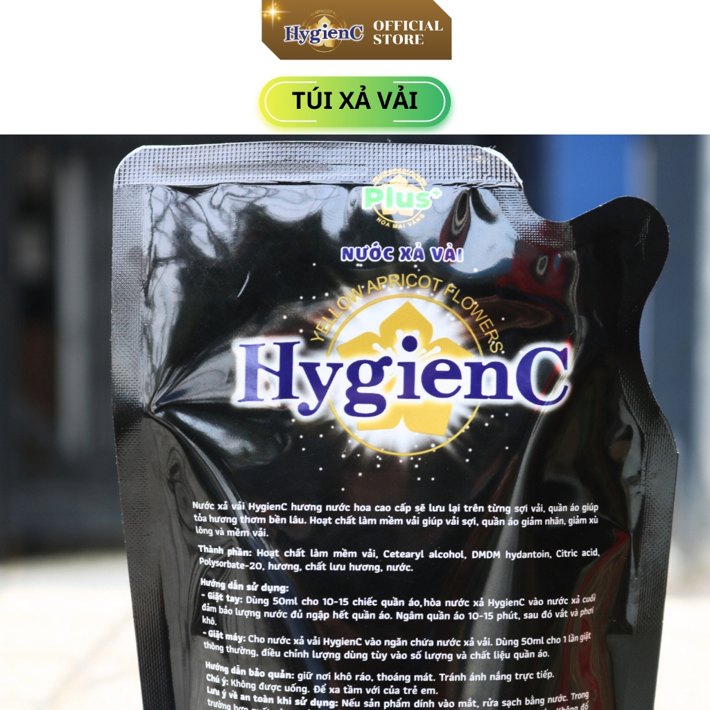 Ảnh Túi nước xả vải HygienC Plus - Dung tích 200ml 3