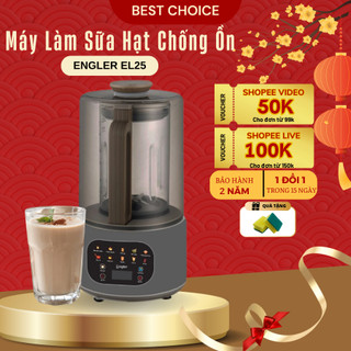 Máy làm sữa hạt Engler EL2 dung tích 1.5L 10 chức năng xay nấu sữa hạt đa năng, BH 24 tháng